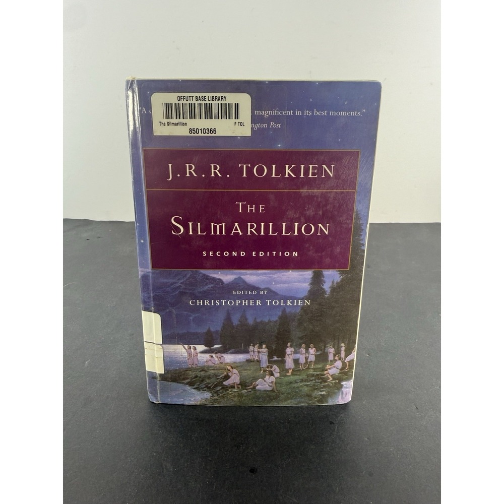 J.R.R. Tolkien The Silmarillion Second Edition Hardcover by Christopher Tolkien